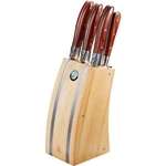 Laguiole 5-Piece Knife Block Set