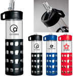 Sip-N-Go Glass Water Bottle