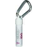 Natural Lip Balm in a White Tube with Carabiner