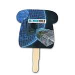 Telephone Shape Hand Fan - Full Color Digital