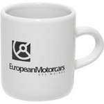 White Vitrified Ceramic Espresso Cup - 3oz.