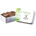 Keepsake Gift Tin with Dark Chocolate Covered Almonds