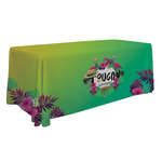 6ft. Economy Table Throw Dye-Sub - Full Color, Full Bleed