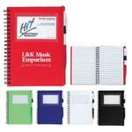 Spiral Notebook with ID Window