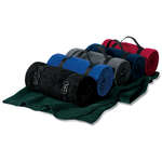 Port and Company Value Fleece Blanket with Strap - Dark/All
