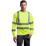 CornerStone ANSI Class 3 Long Sleeve Snag-Resistant Reflective T-Shirt - Dark/All