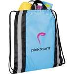 Small Reflective Drawstring Cinch Backpack