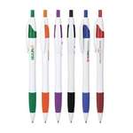 Hourglass Barrel Color Accents Ballpoint Pen