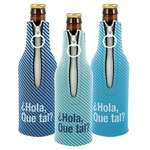 Bottle Suit 4 Color Process Neoprene Bottle Cooler