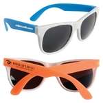 Neon Sunglasses with White Frame