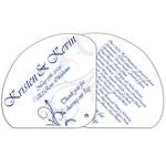 Two Part Expandable Hand Fan - Four Color Process