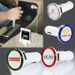 Commuter USB Car Charger with Pad Imprint