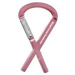 Pink Awareness Ribbon Carabiner