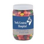 Clear Vitamin Jar - Filled with Skittles