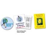 Clear Vinyl Static Cling Decal - 6 to 10 Sq In (Static Back)