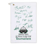 White Golf Towel - 16