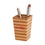 Zen Bamboo Stripe Pen Holder