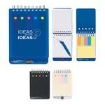 Spiral Jotter with Sticky Notes, Flags & Pen