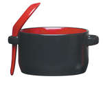 12 oz. Aztec Soup Mug - Red/Black