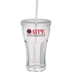 Fountain Soda Tumbler with Straw