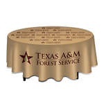 Full Color Round Table Throw for 42