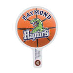 Full Color Round Plastic Hand Fan