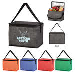 Two-Tone Crosshatched Lunch Bag