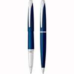 Cross ATX Blue Lacquer Pen Set