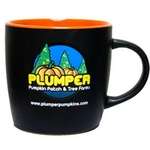 12 oz. Two Tone Euro Cafe Mug - Four Color Process Imprint