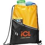 Railway Drawstring Cinch Backpack