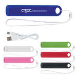 Round Portable Charger with Wrist Strap