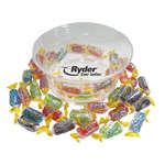 Acrylic Candy Dish Filled with Assorted Jolly Ranchers