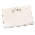 Clear Horizontal Vinyl Pouch with Safety Pin