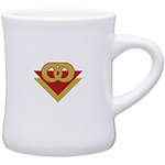10 oz. Diner Mug - White