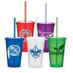 16 oz. Polypropylene Double Wall Economy Tumbler