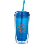 Twister 16-oz. Tumbler with Straw