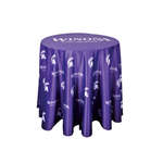 Full Color Round Table Throw for 36
