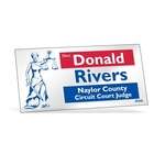 Clear Bumper Sticker 3-3/4" x 7-1/2"