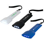 3 LED Flat Plastic Flashlight