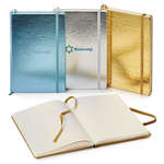 Metallic Neoskin Hard Cover Journal