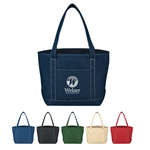 Medium Cotton Canvas Yacht Tote Bag