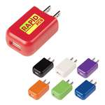 Rectangular UL Listed USB A/C Adapter