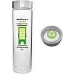 16 oz. Glass Cylinder Water Bottle/Candy Jar