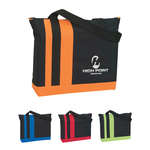 Tri-Band Tote Bag - Embroidered