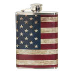 4 oz. Slim Stainless Steel Hop Flask with Full Wrap 4 Color Imprint