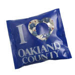 2 oz. Full Color Digibag with Imprinted Chocolate Buttons