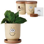 Goofy Grow Pot Eco-Planter w/Chive Seeds