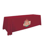24 Hour Quick Ship 8' Economy Table Throw (Full-Color Imprint)
