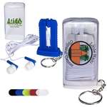 Earbuds in Case with Key Ring