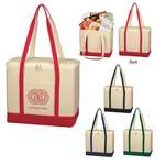 Large Cotton Canvas Kooler Bag